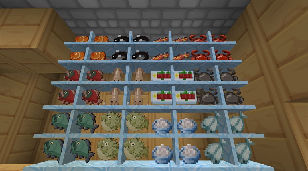 叢雲町第２次開発 駅ビル1階に魚屋さんを作ろう ヽ ﾟ ﾟ ノ Minecraftチラシの裏
