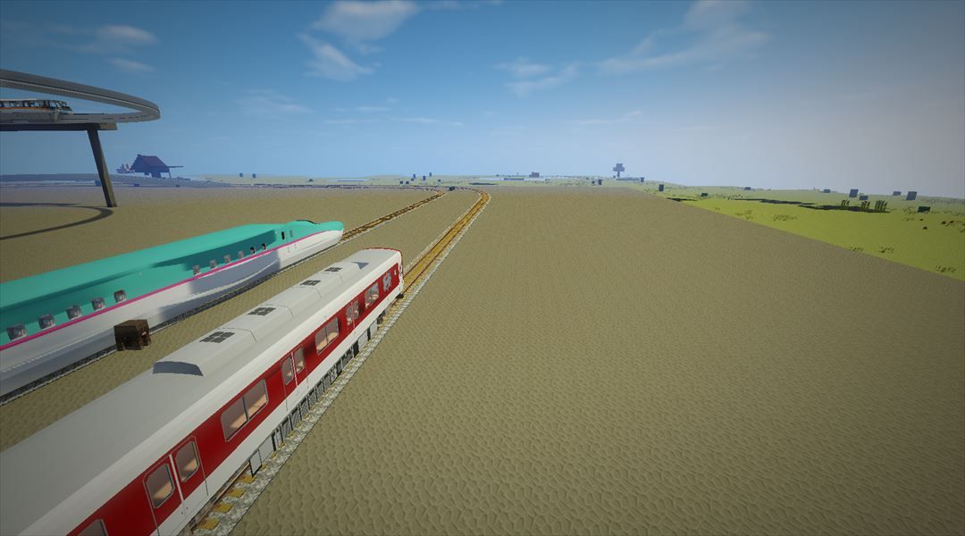 マイクラ世界にリアルな列車を Realtrainmodの紹介 Minecraftチラシの裏