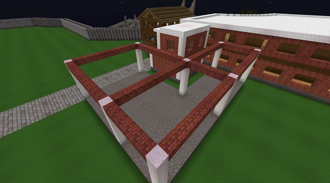 叢雲町第２次開発計画 本屋さんを作成して街に知性を Minecraftチラシの裏