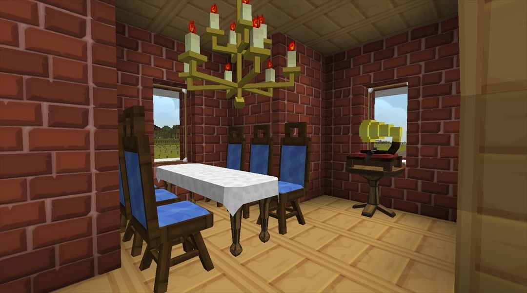 煉瓦作りの家 内装編ヽ ﾟ ﾟ ノ叢雲町拡張計画 37 Minecraftチラシの裏
