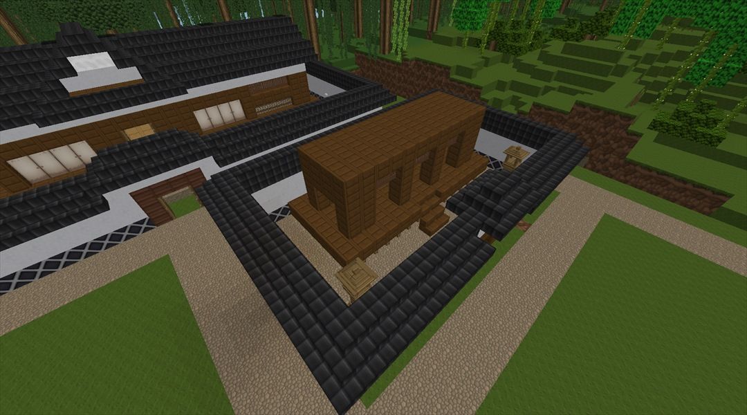 兵破村に少し小さな和風の屋敷を 北方開拓編 56 Minecraftチラシの裏