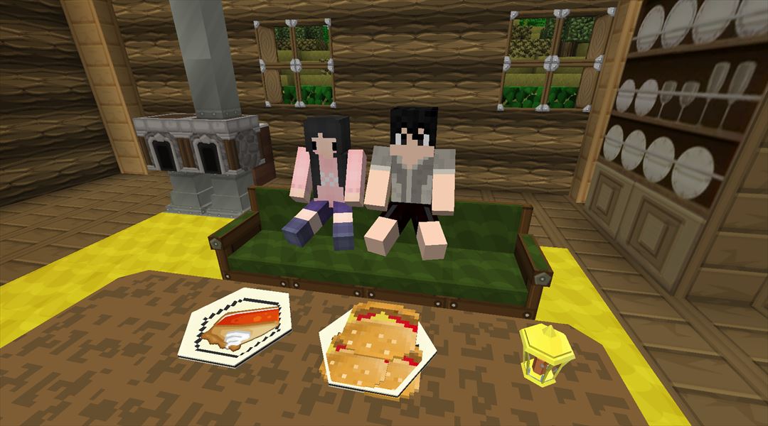 村に釣り人の憩いの場をヽ ﾟ ﾟ ノ村名も決めてしまおう Minecraftチラシの裏