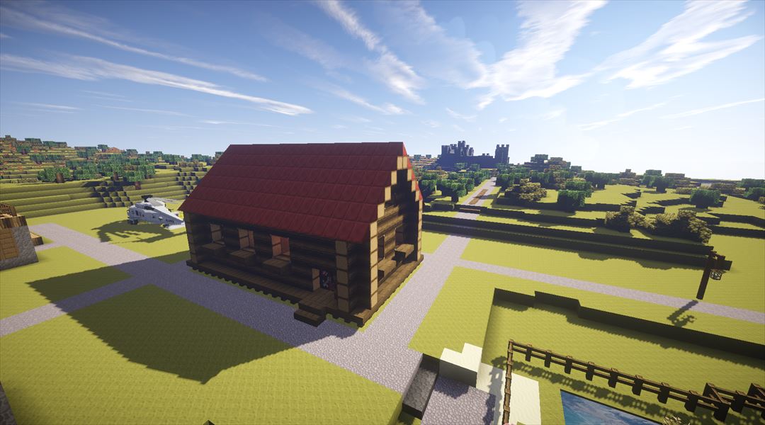 村に釣り人の憩いの場をヽ ﾟ ﾟ ノ村名も決めてしまおう Minecraftチラシの裏