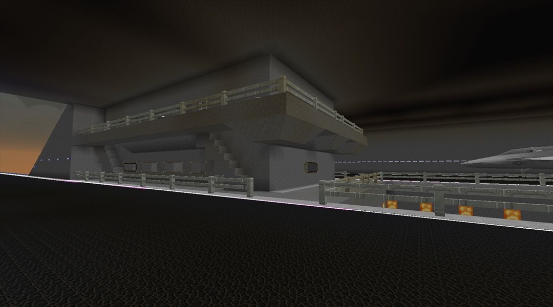 整備室 パイロット控え室の整備 W 秘密基地建設 8 Minecraftチラシの裏