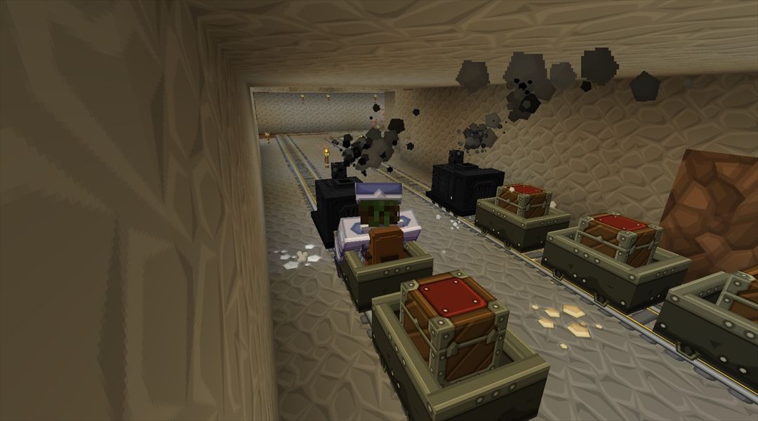 地下ステーションの整備と貨物用の引込線作成開始 北方開拓編 33 Minecraftチラシの裏