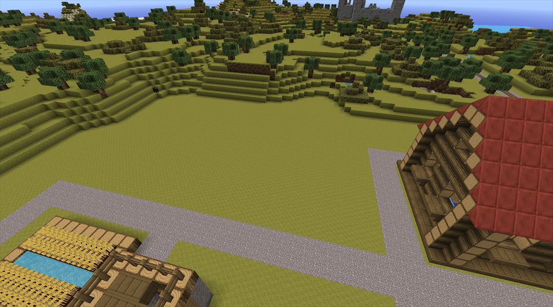 湖羅流村にログハウス風の宿屋を作ろうヽ ﾟ ﾟ ノ Minecraftチラシの裏