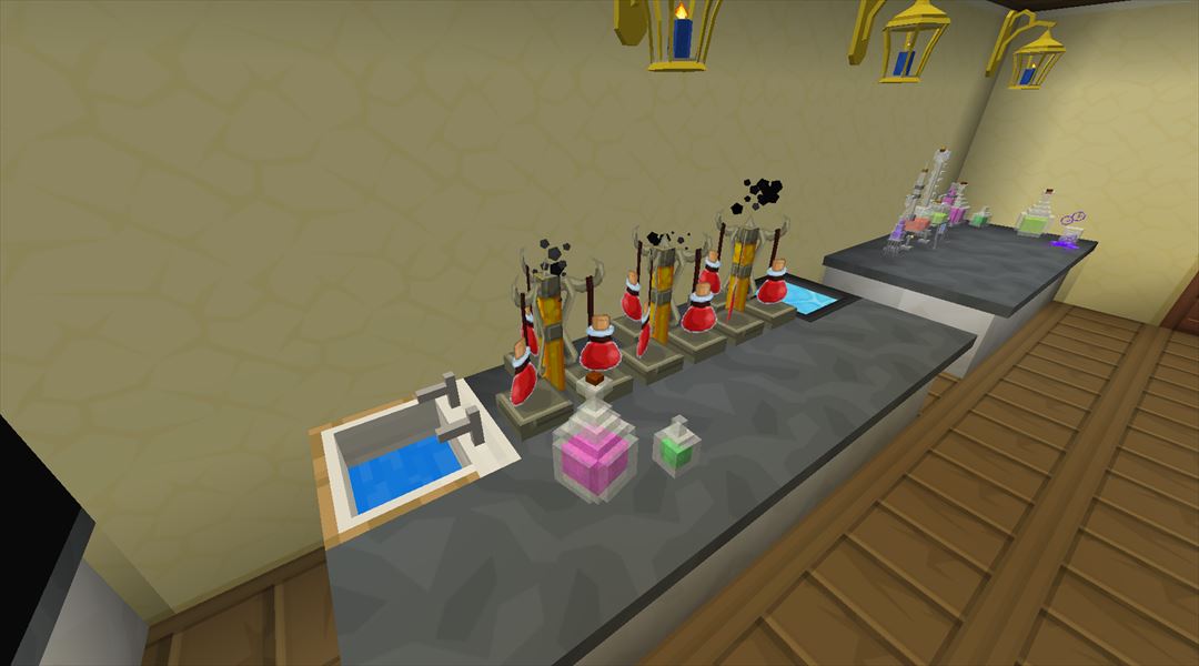 オルレフ邸の建設 醸造 ポーション作成 部屋を作る Minecraftチラシの裏