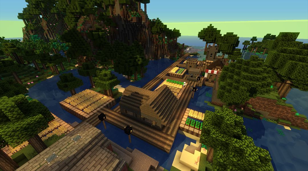 新村の整備 環境を活かした水上村への変貌 Minecraftチラシの裏