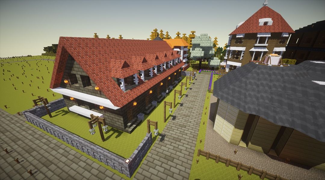 洋風長屋の建設 内装編 ヽ ﾟ ﾟ ノ叢雲町拡張計画 39 Minecraftチラシの裏