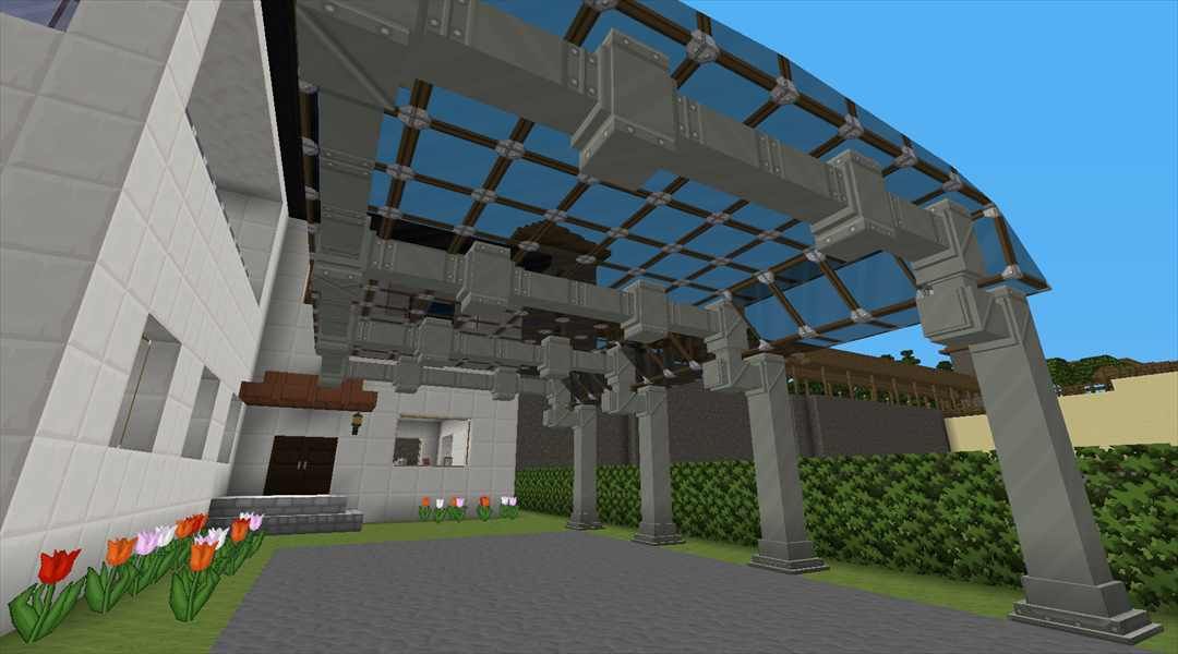 町に駐車場付きの一軒家を建てる 7 西部町開拓編 46 Minecraftチラシの裏