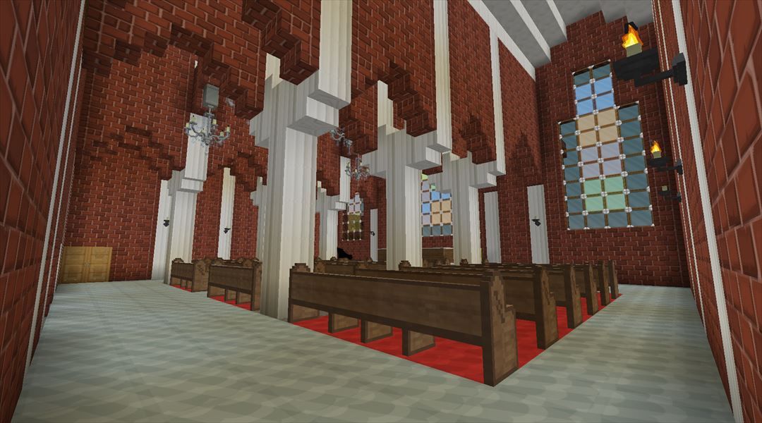叢雲町第２次開発計画 遂に完成 教会の建築 5 Minecraftチラシの裏