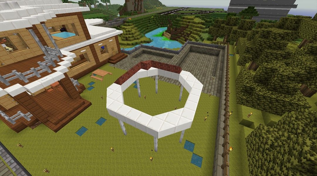 トニースターク邸のような豪邸を建てよう 5 ヽ ﾟ ﾟ ノ叢雲町拡張計画 55 Minecraftチラシの裏
