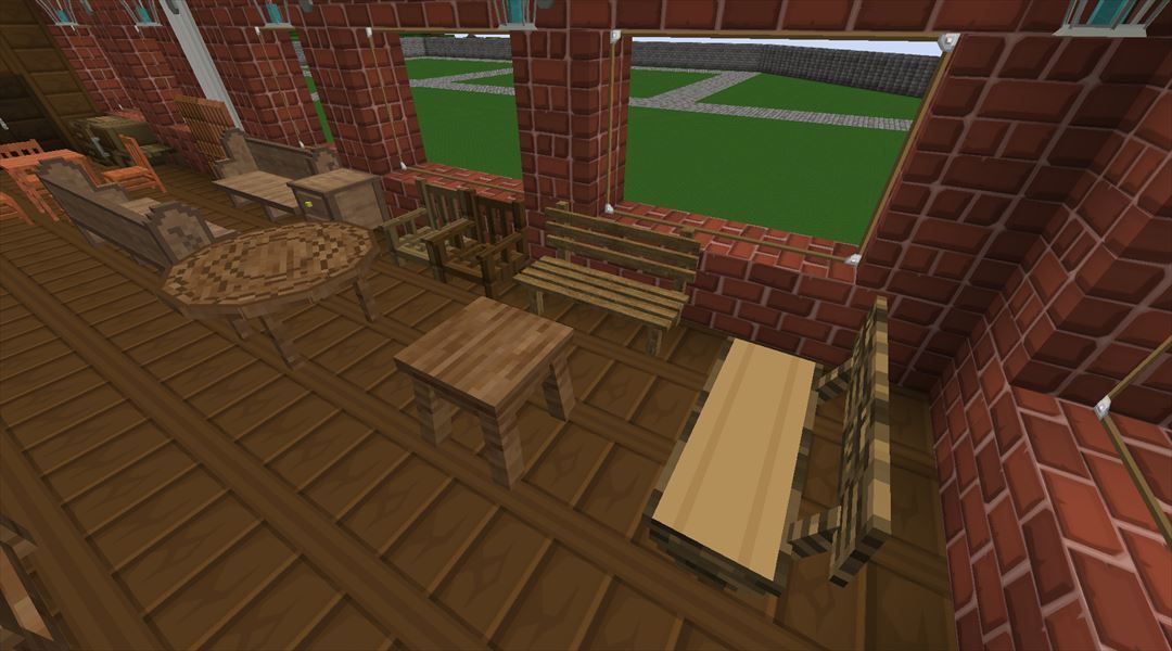 叢雲町第２次開発計画 ホントに家具屋 家具屋さんの建築 後編 Minecraftチラシの裏