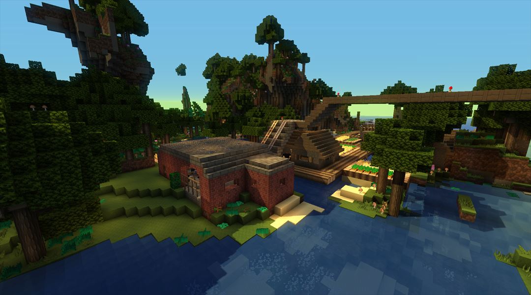 湖畔の村の駅を改造しよう 村の規模に合ったマイナー改造 Minecraftチラシの裏