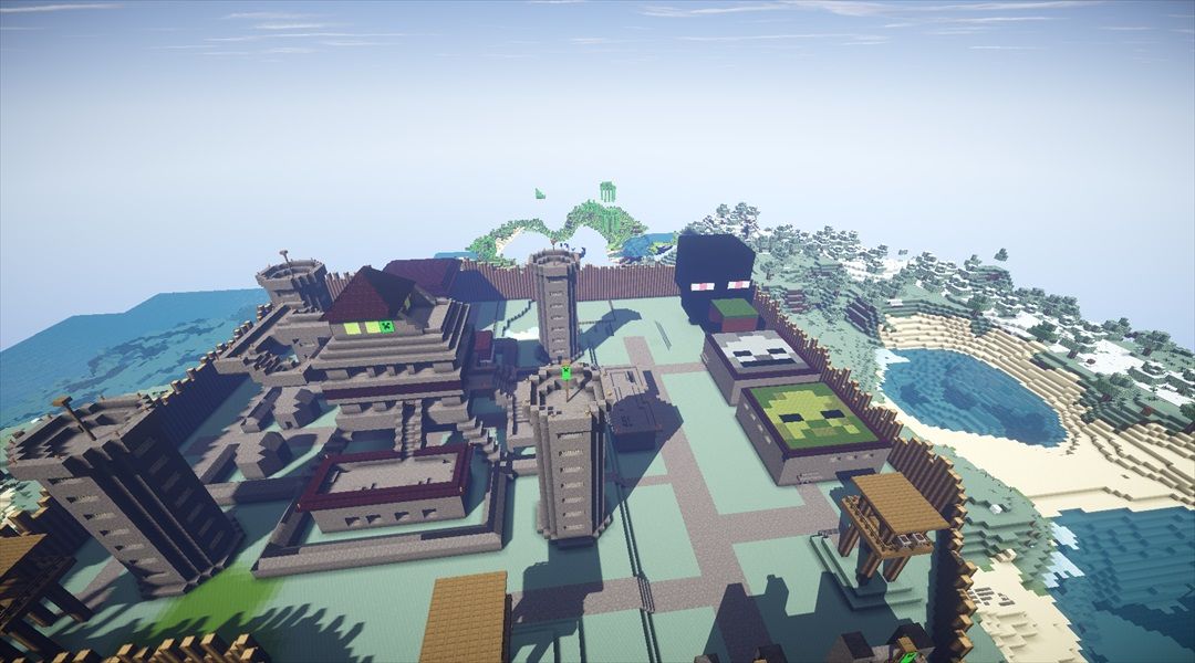 闇からの暗殺部隊 エンダーマンの兵舎を作る 前編 匠要塞建築 14 Minecraftチラシの裏