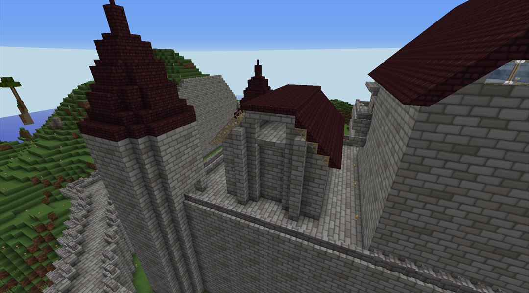 オルレフ城の外装が遂に完成 W Minecraftチラシの裏