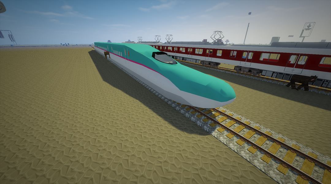 マイクラ世界にリアルな列車を Realtrainmodの紹介 Minecraftチラシの裏