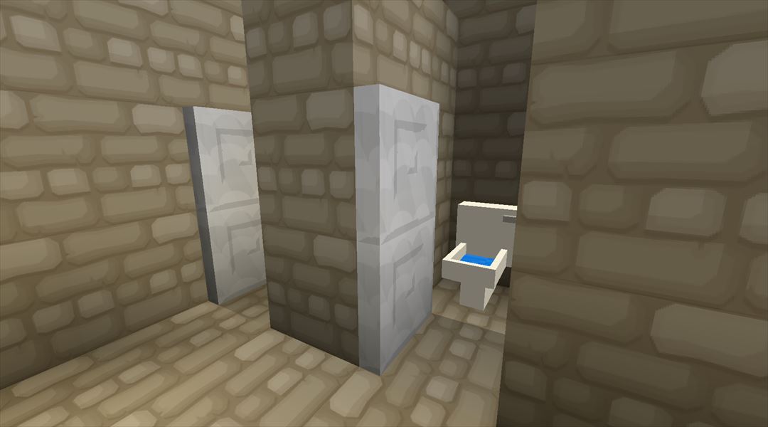 劇場1階のロビーにトイレを作る 劇場建築編 10 Minecraftチラシの裏