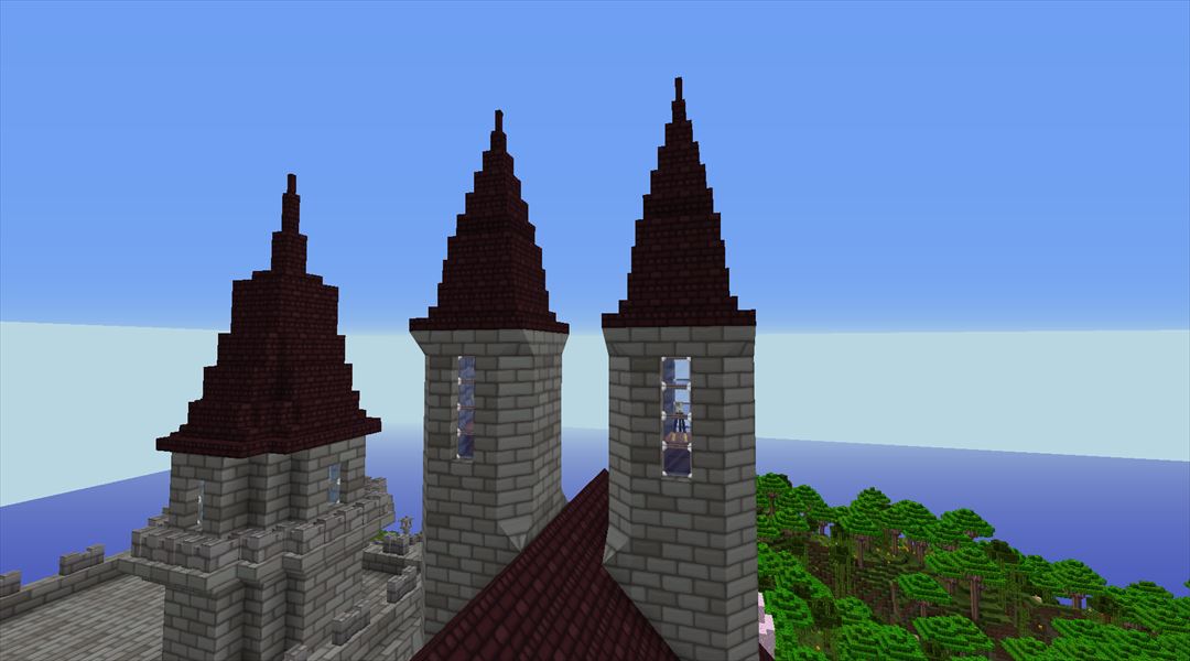 オルレフ城の外装が遂に完成 W Minecraftチラシの裏
