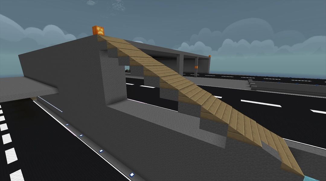 サブ滑走路の建設からの格納庫整備開始 秘密基地建設 2 Minecraftチラシの裏