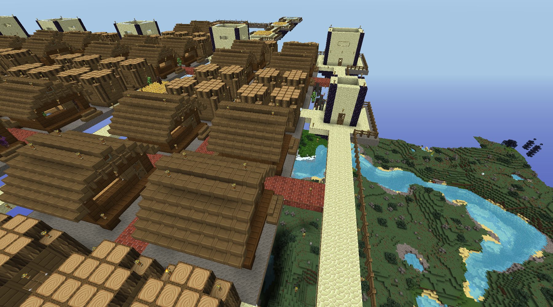 空中都市の人口増対策 命名 Minecraftチラシの裏