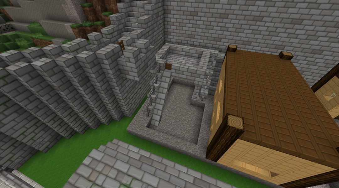 村の憩いのスペースを作成しよう 温泉施設の作成 西部新村開拓編 23 Minecraftチラシの裏