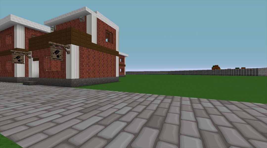 叢雲町第２次開発計画 本屋さんを作成して街に知性を Minecraftチラシの裏