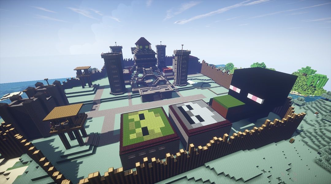 闇からの暗殺部隊 エンダーマンの兵舎を作る 後編 匠要塞建築 15 Minecraftチラシの裏