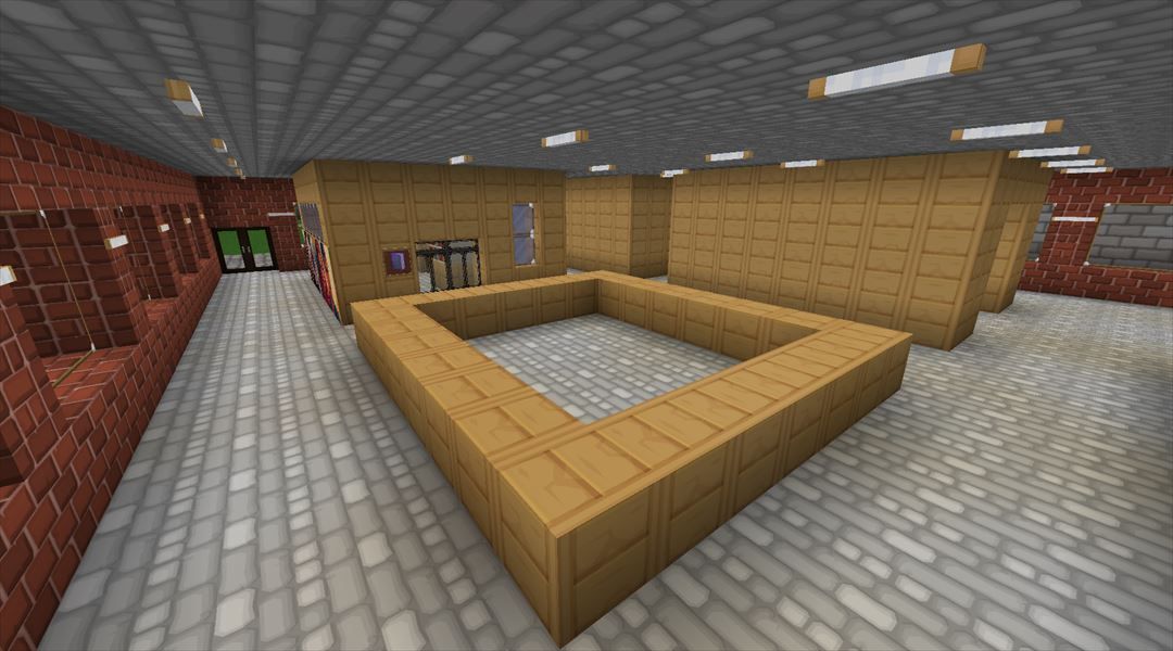 叢雲町第２次開発 駅ビル内に楽器屋さんを作ろう Minecraftチラシの裏