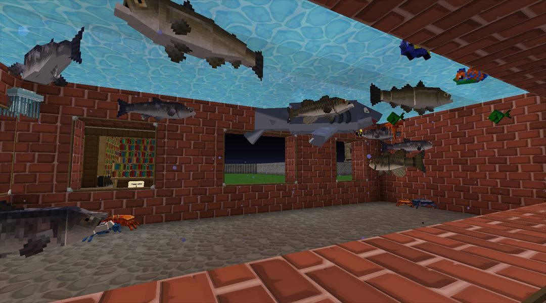 叢雲町第２次開発計画 今回は魚屋さん 新鮮なお魚をお届け Minecraftチラシの裏