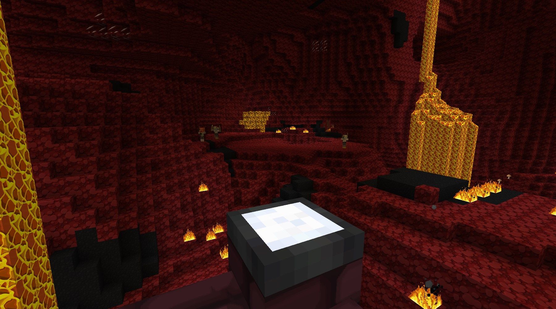 放置気味のネザーを探検する 1 調査編 Minecraftチラシの裏