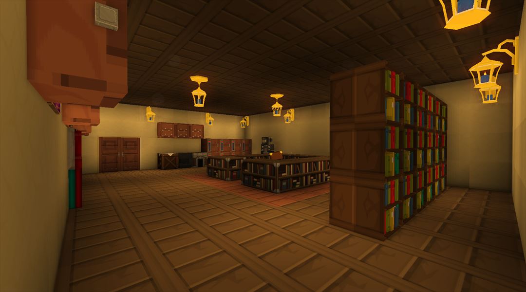 オルレフ邸の建設 エンチャント部屋の作成 レベル調整機能付 Minecraftチラシの裏