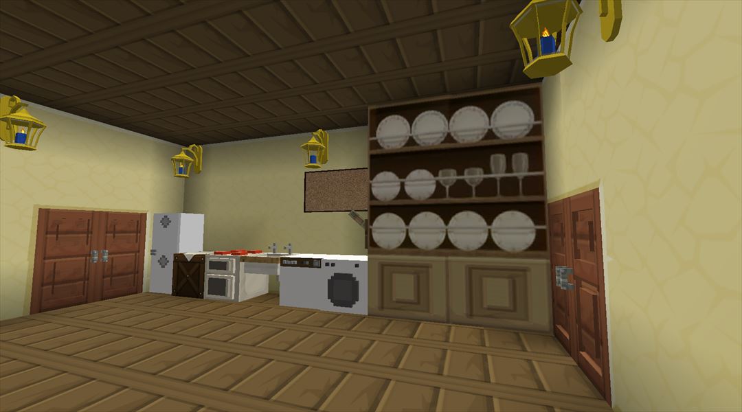 オルレフ邸の建設 来客者の従者用の部屋を作成 Minecraftチラシの裏