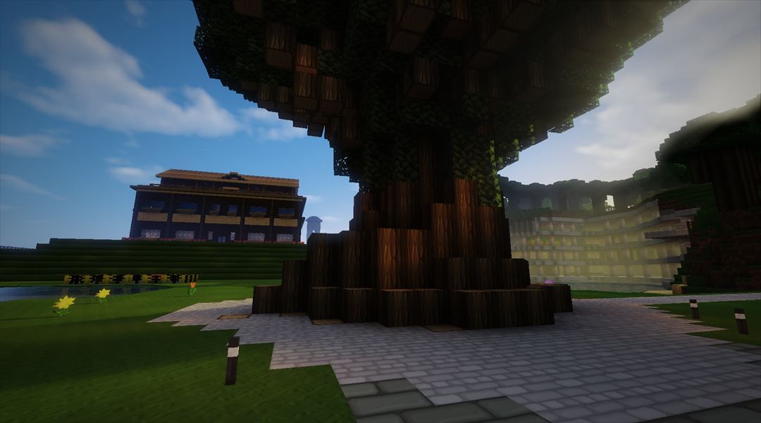 ホテル２階西側の客室整備を始める リゾート作成 34 Minecraftチラシの裏