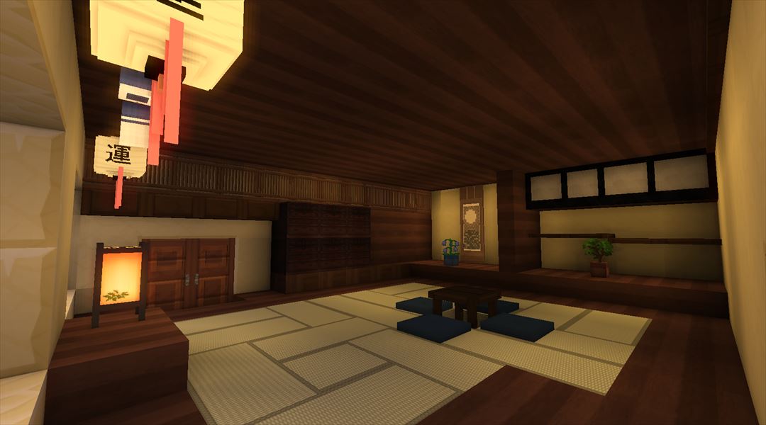 オルレフ邸の建設 最後の部屋は和室 W Minecraftチラシの裏
