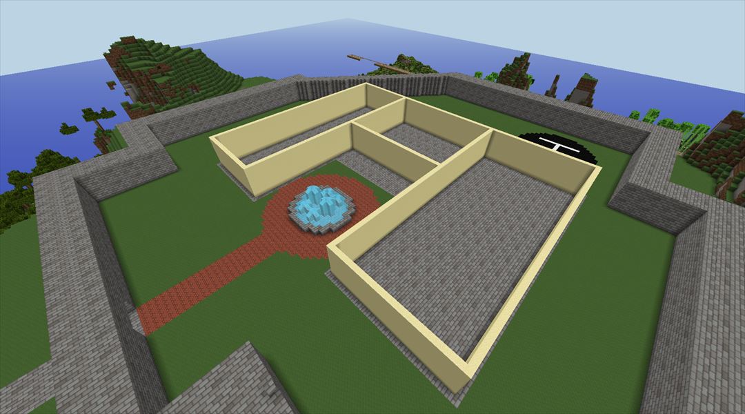 オルレフ邸の建設 玄関周辺の作成 W Minecraftチラシの裏