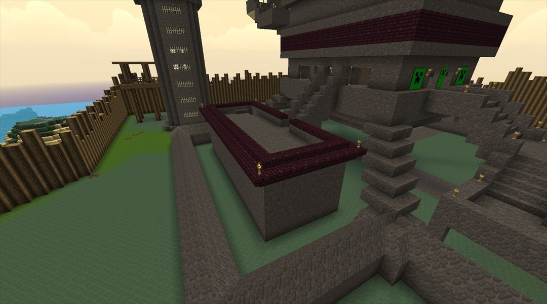 本丸をさらに拡張 兵士控え室の建設ヽ ﾟ ﾟ ノ匠要塞建築 7 Minecraftチラシの裏