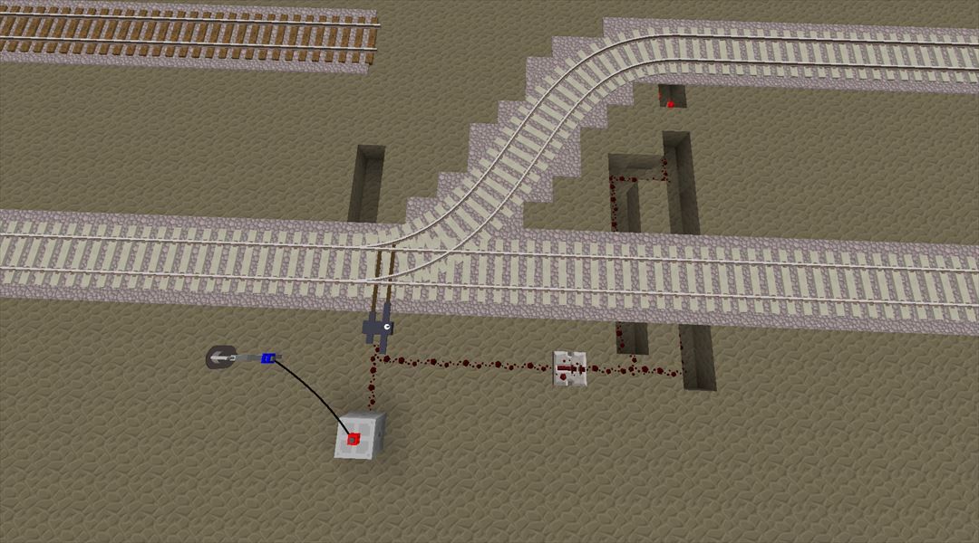 地下簡易操車場をrtmで整備していく 鉄道敷設編 13 Minecraftチラシの裏
