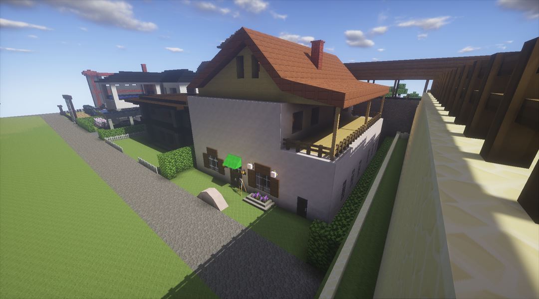 なかなか進まないけどイタリアンレストランを作成中 イタメシ編 2 Minecraftチラシの裏