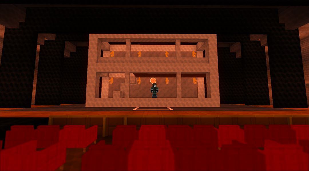 観覧車modをつかって舞台上にセットを作る 劇場建築編 14 Minecraftチラシの裏