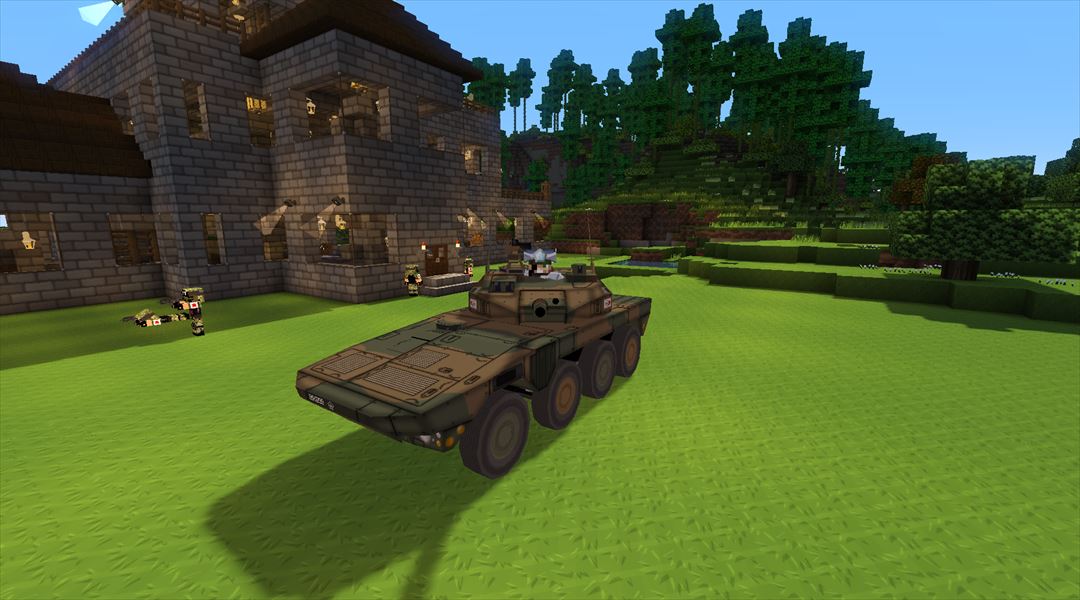 新軍事拠点構築 内装を整備し基地らしく W Minecraftチラシの裏