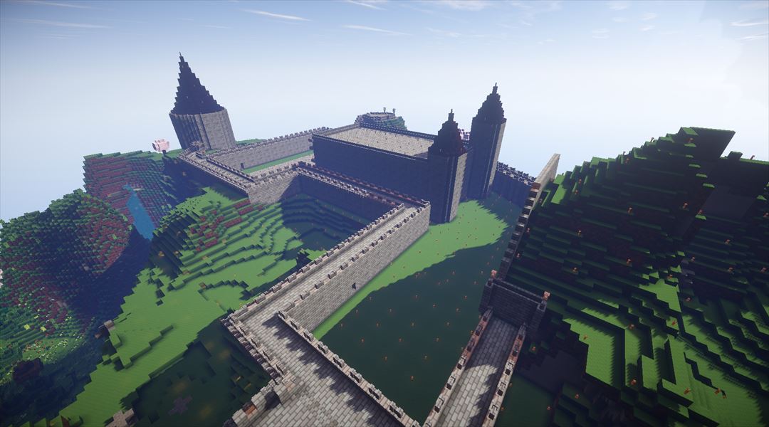 オルレフ城の建設 遂に本丸の作成に着手 ヽ ﾟ ﾟ ノ Minecraftチラシの裏