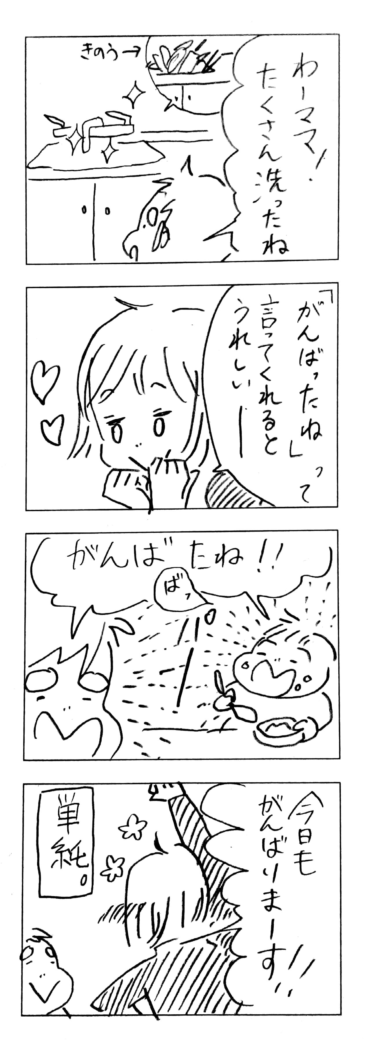 褒められると伸びるタイプ Orucaの息抜き絵日記