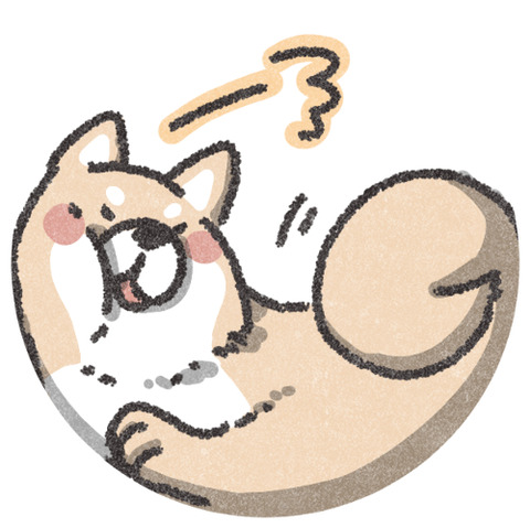 柴犬のフリーアイコン