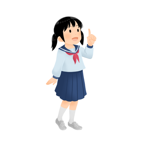 3851中学生の女の子