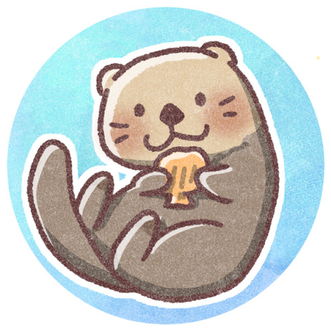 ラッコのイラスト