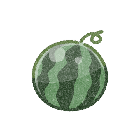 スイカのイラスト