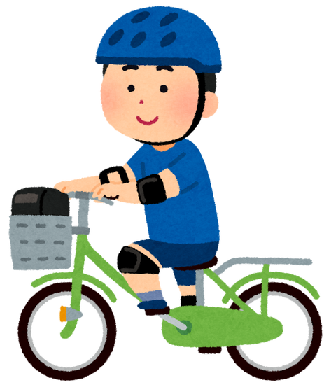 jitensya_helmet_boy