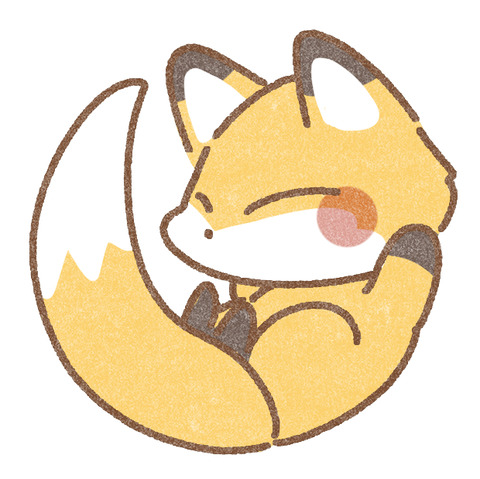 きつねのフリーアイコン2
