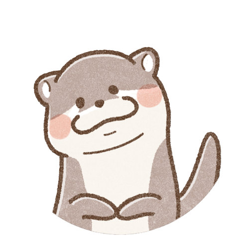 カワウソのイラスト